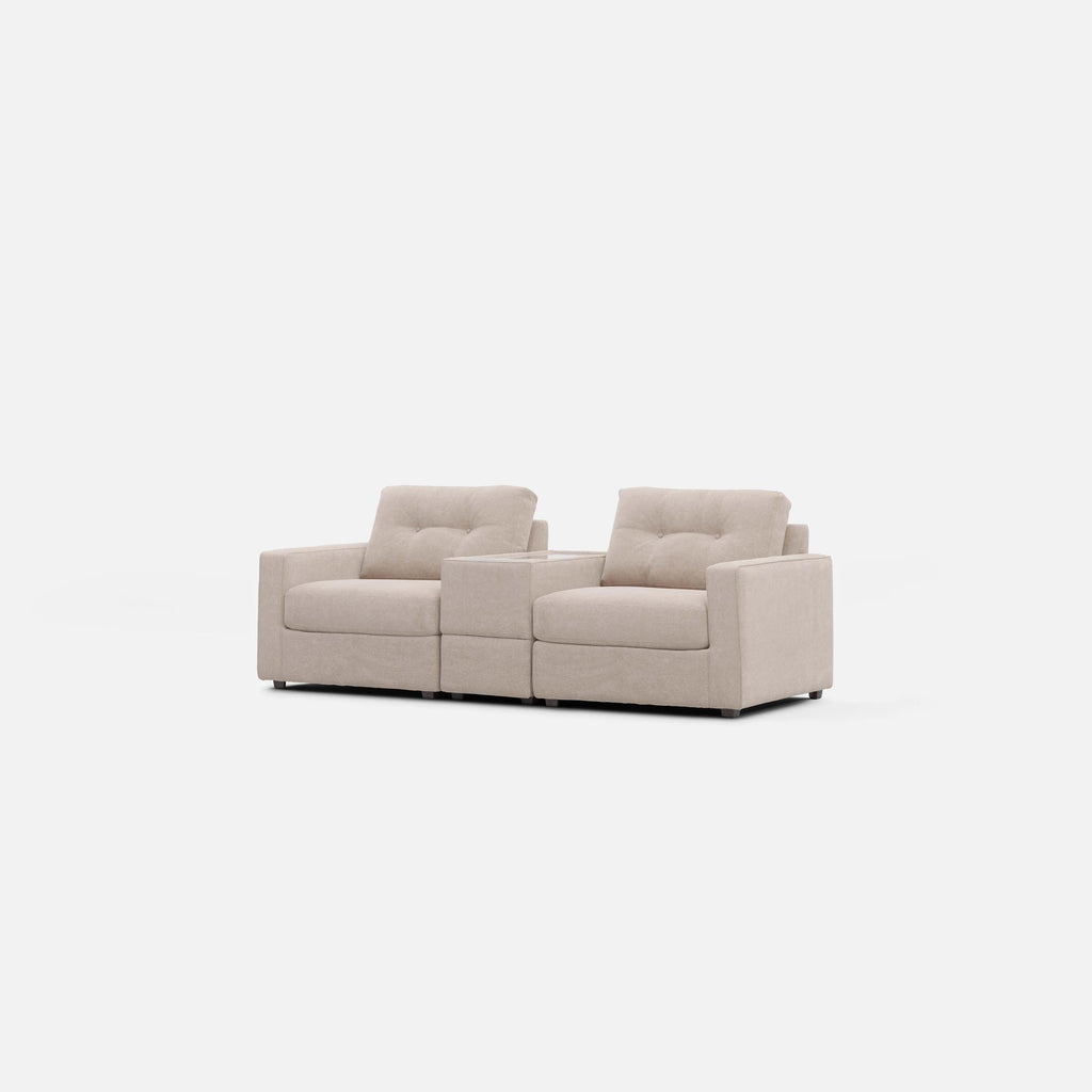 Modular 3-Piece Console Loveseat