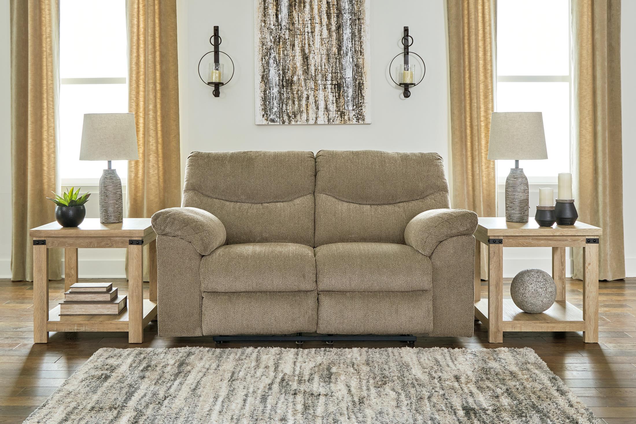 Alphons Reclining Loveseat - Fabric