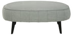 Hollyann Oversized Accent Ottoman - Fabric