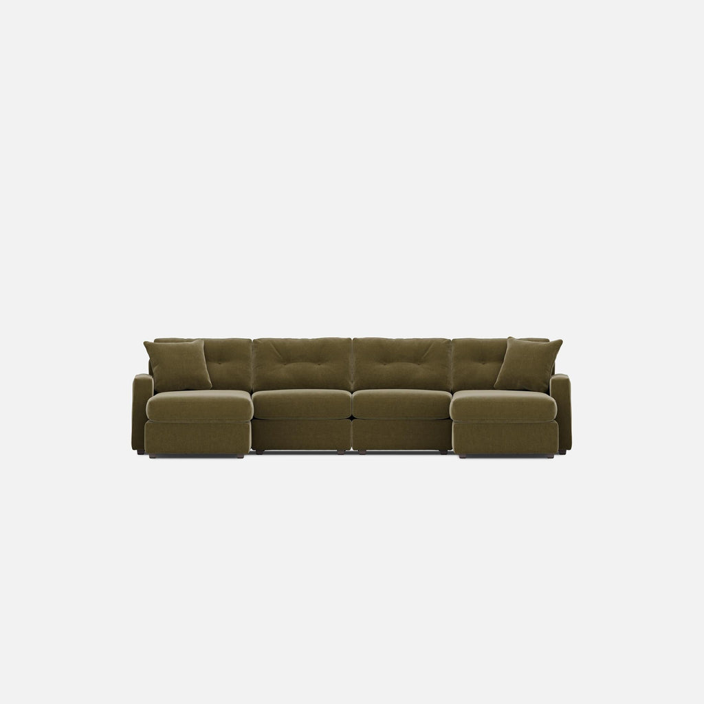 Modular One 4-Piece Sectional with Dual Chaise