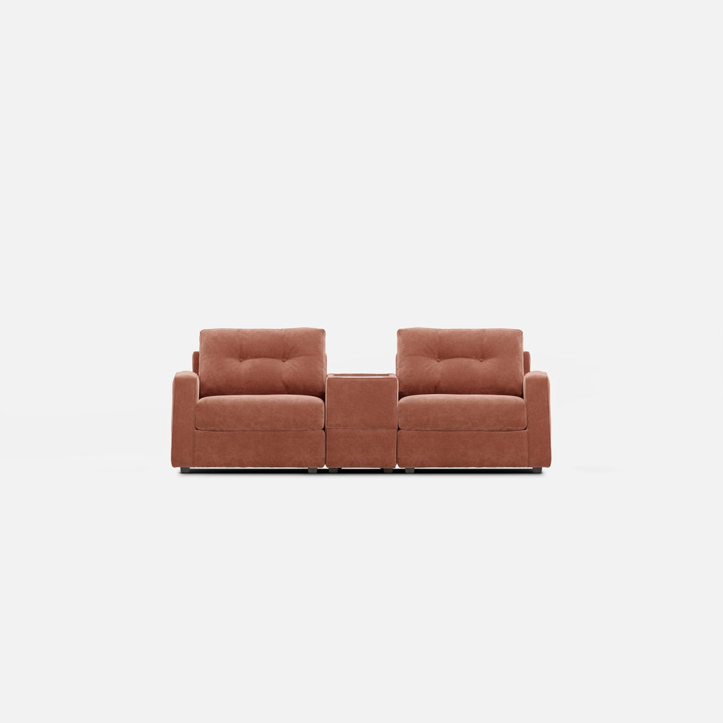 Modular 3-Piece Console Loveseat