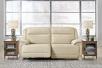 Double Deal 2-Piece Leather Power Reclining Loveseat - Set