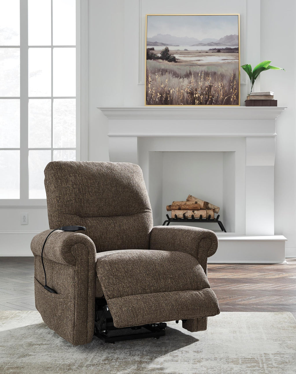 Aureta Power Lift Recliner - Reclining