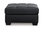 Barlin Mills Oversized Accent Ottoman - Fabric