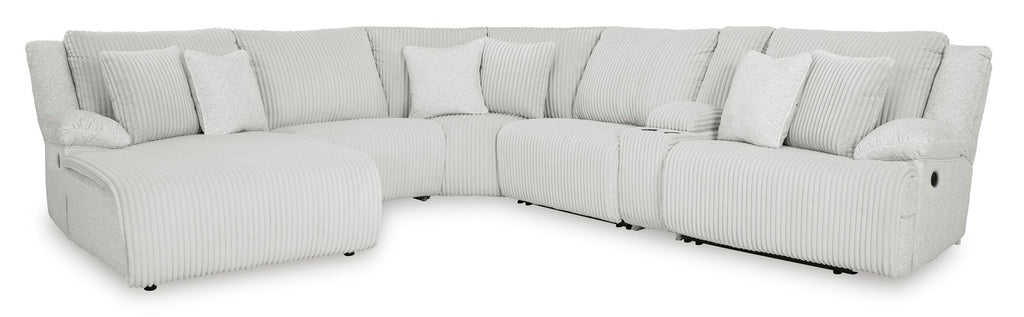 Top Tier Left-Facing 6-Piece Reclining Sectional with Chaise