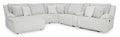 Top Tier Left-Facing 6-Piece Reclining Sectional with Chaise
