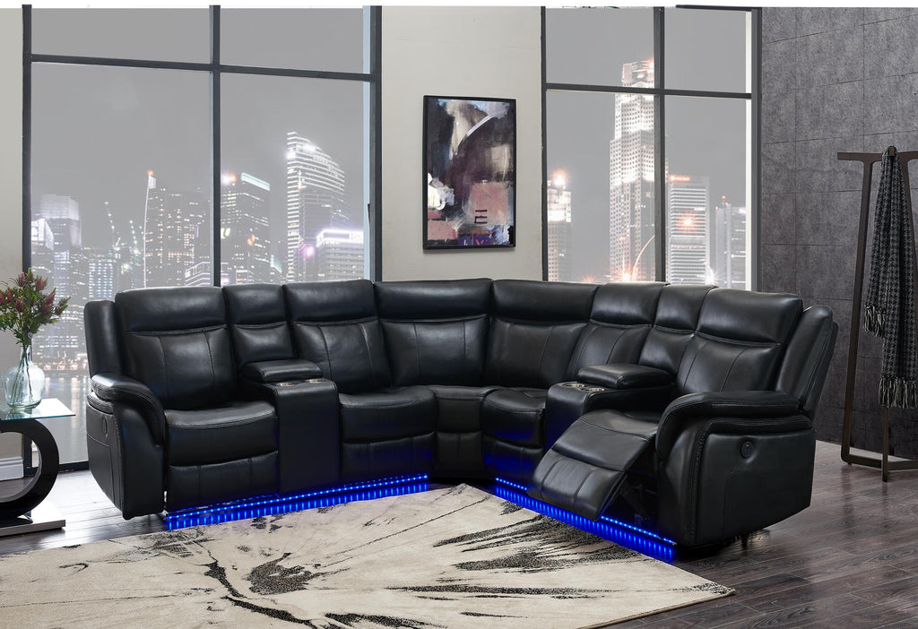 Acer 3-Piece Power Reclining Sectional - Set