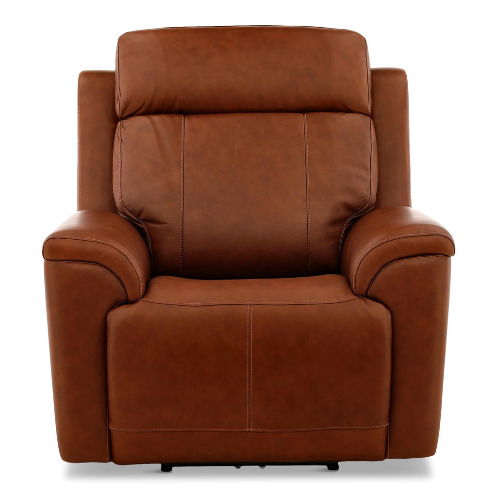 Adrian Leather Power Recliner - Reclining