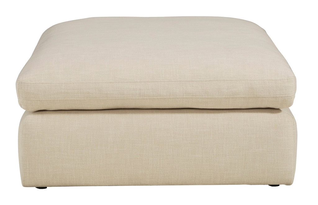 Elyza Oversized Accent Ottoman - Fabric