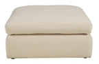 Elyza Oversized Accent Ottoman - Fabric