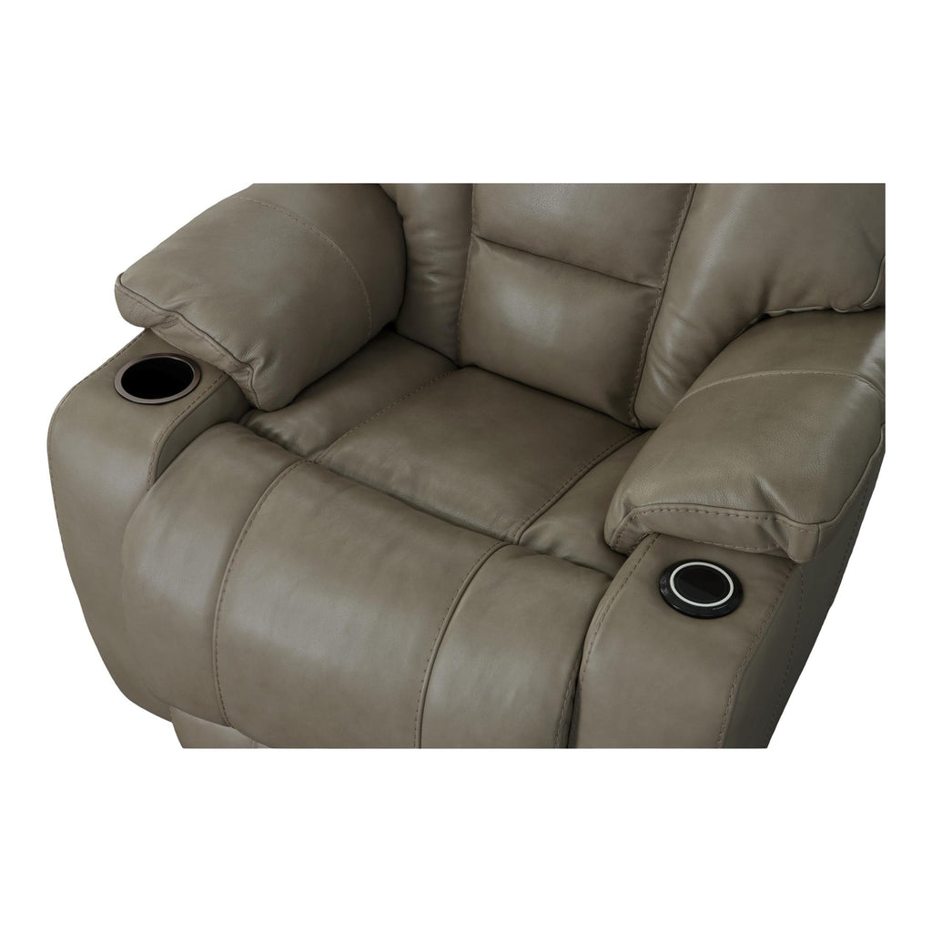 Cameron Leather Power Recliner - Reclining