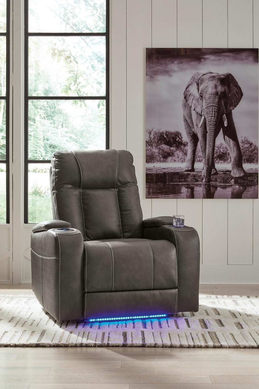 Feazada Power Rocker Recliner - Fabric
