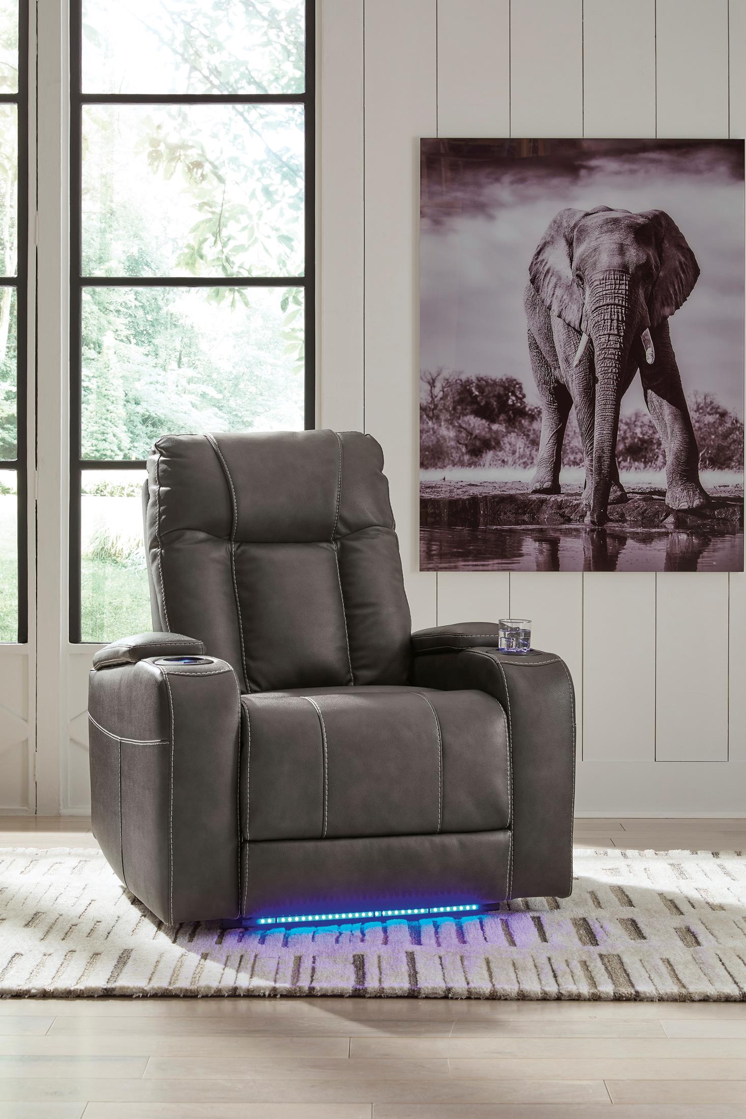 Feazada Power Rocker Recliner - Fabric