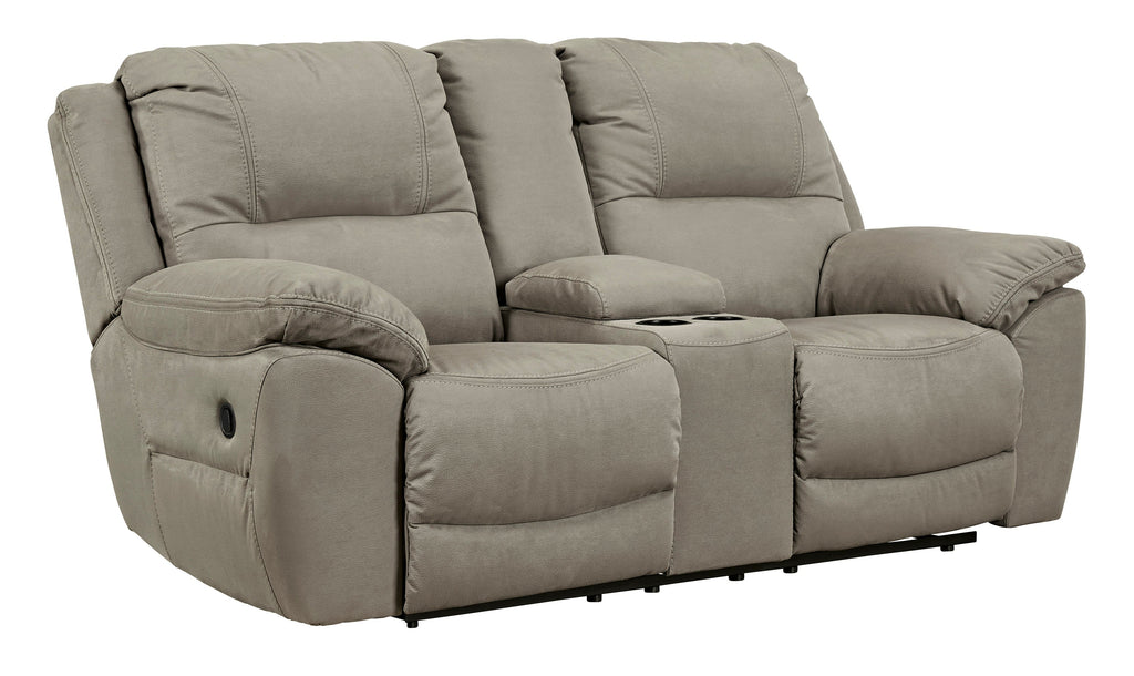 Next-Gen Gaucho Reclining Loveseat with Console - Fabric