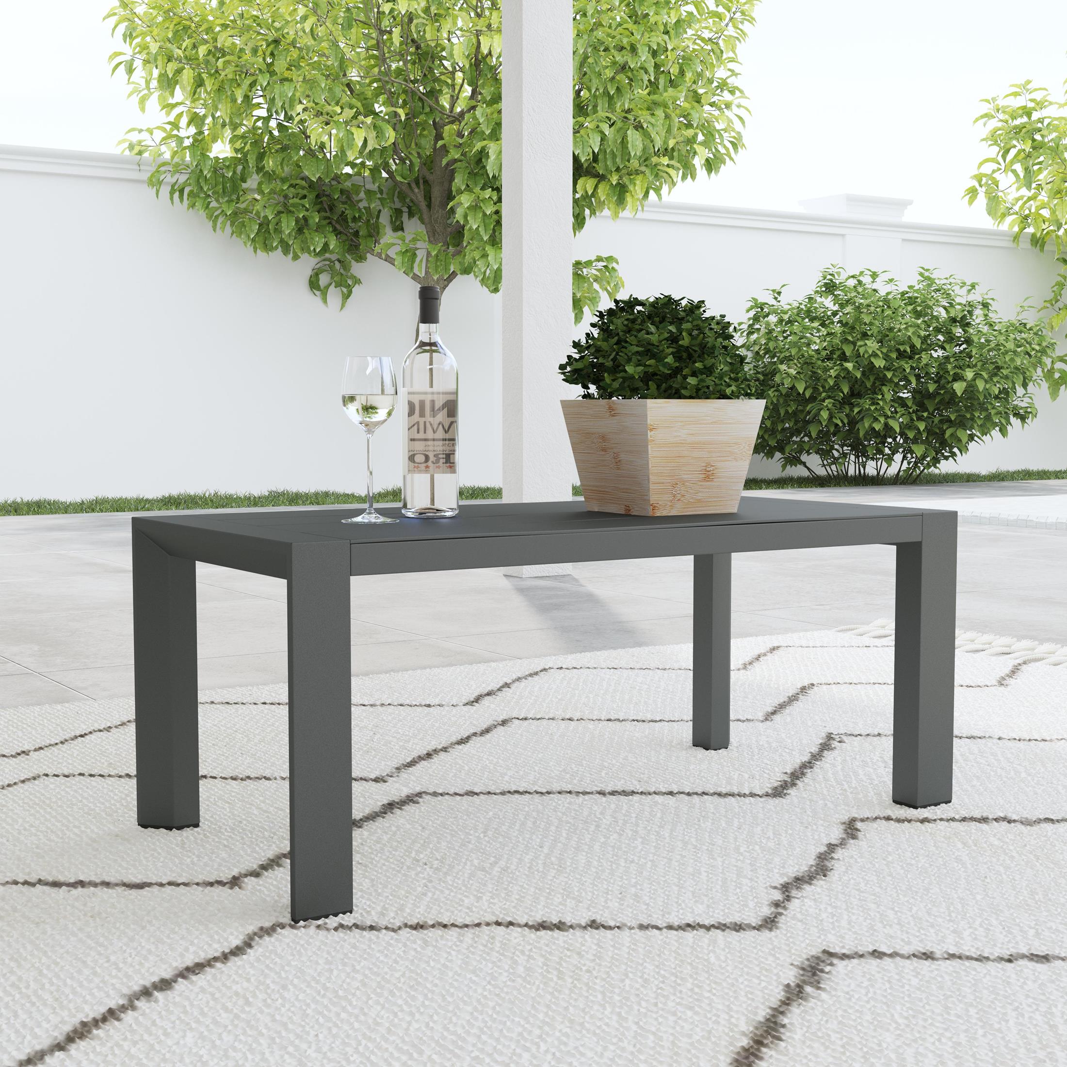 Grayton Outdoor Aluminum Coffee Table - Indoor