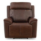 Adrian Leather Power Recliner - Reclining