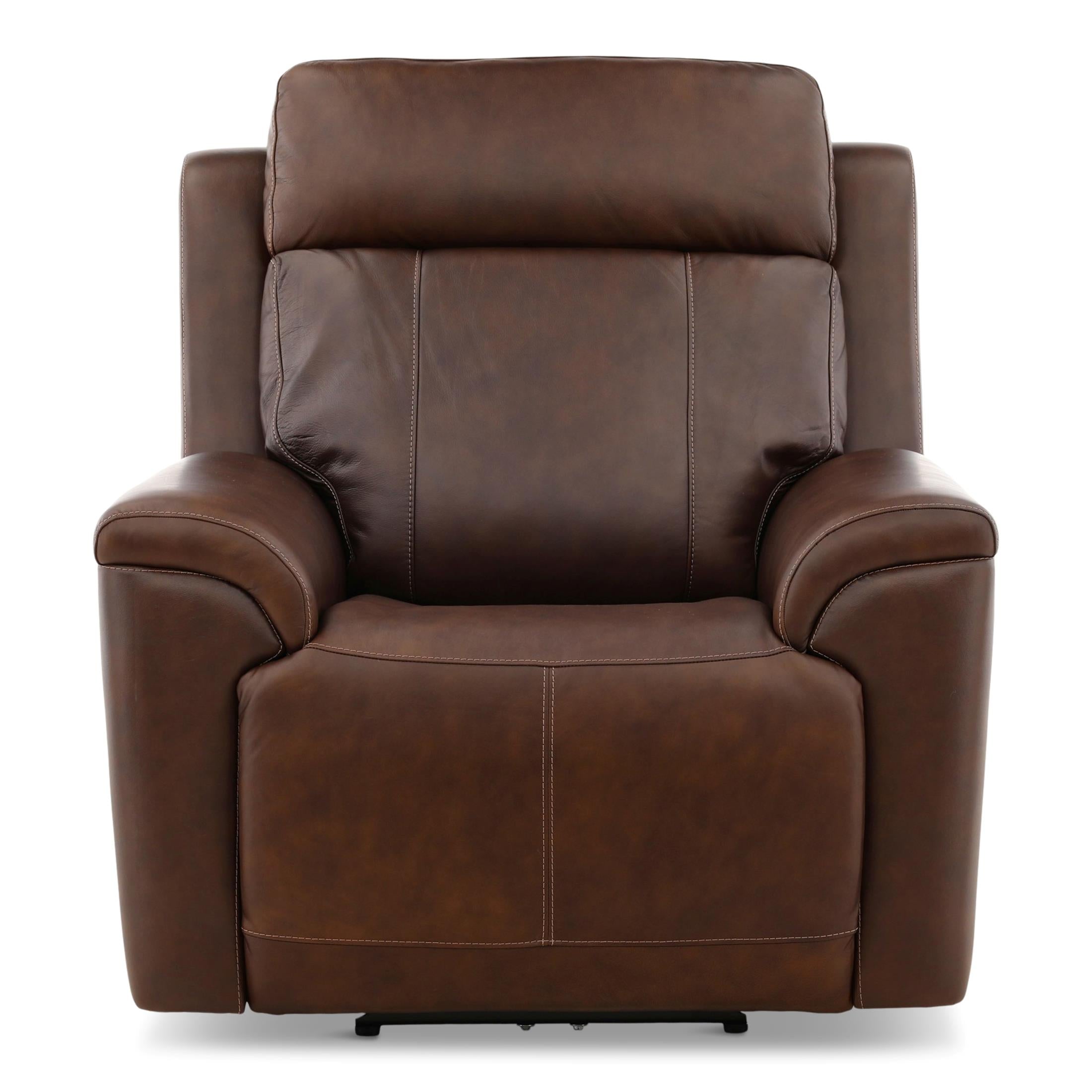 Adrian Leather Power Recliner - Reclining