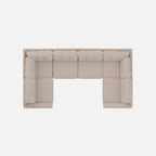 Modular One 6-Piece Sectional - Stone