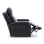 Hampton Leather Power Recliner - Reclining