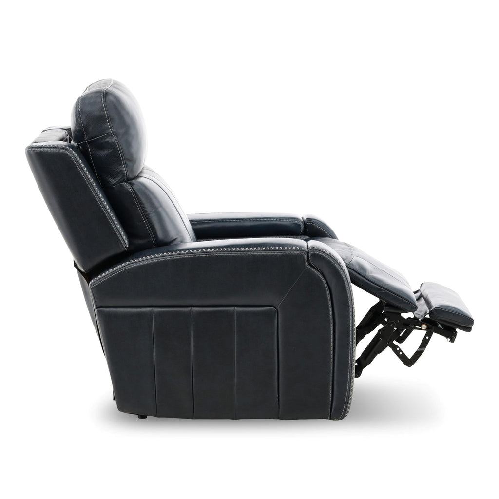 Hampton Leather Home Theater Power Recliner - Reclining