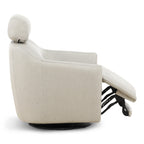 Walden Leather Power Swivel Recliner