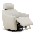 Walden Leather Power Swivel Recliner