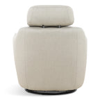 Walden Leather Power Swivel Recliner