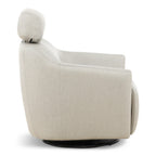 Walden Leather Power Swivel Recliner