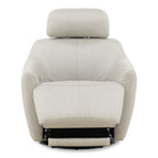 Walden Leather Power Swivel Recliner