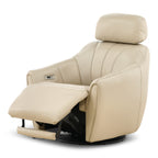 Warren Leather Swivel Power Recliner