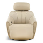 Warren Leather Swivel Power Recliner