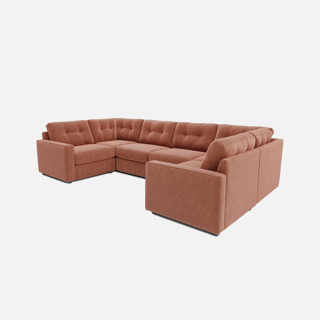 Modular One 6-Piece Sectional - Cantaloupe