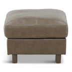 Alta Leather Ottoman - Indoor
