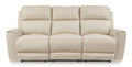 Dahlmoore Leather Power Reclining Sofa - Fabric