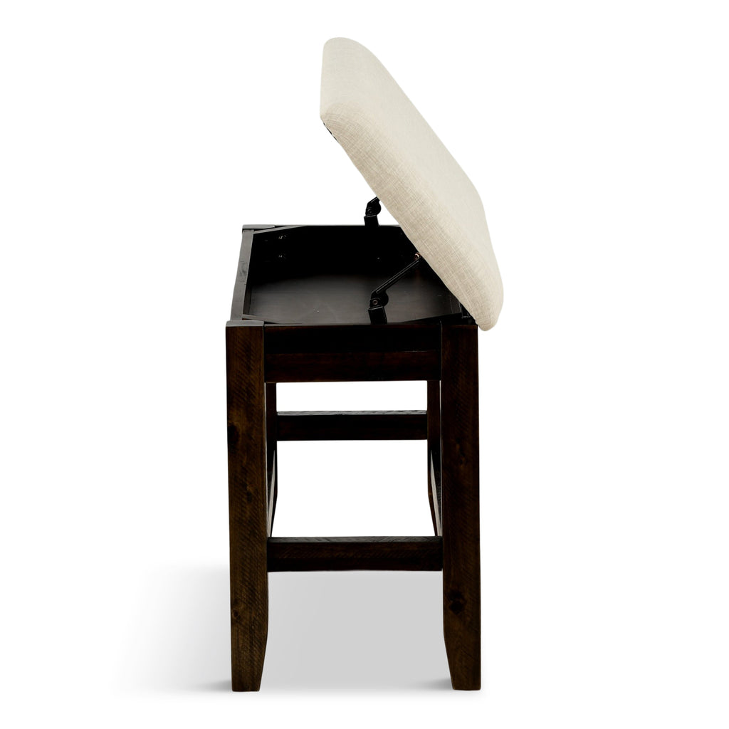 Solomon Counter Height Storage Dining Bench - Indoor