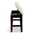 Solomon Counter Height Storage Dining Bench - Indoor