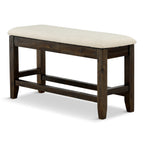 Solomon Counter Height Storage Dining Bench - Indoor