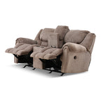 Solana Rocking Reclining Console Loveseat