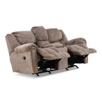 Solana Rocking Reclining Console Loveseat