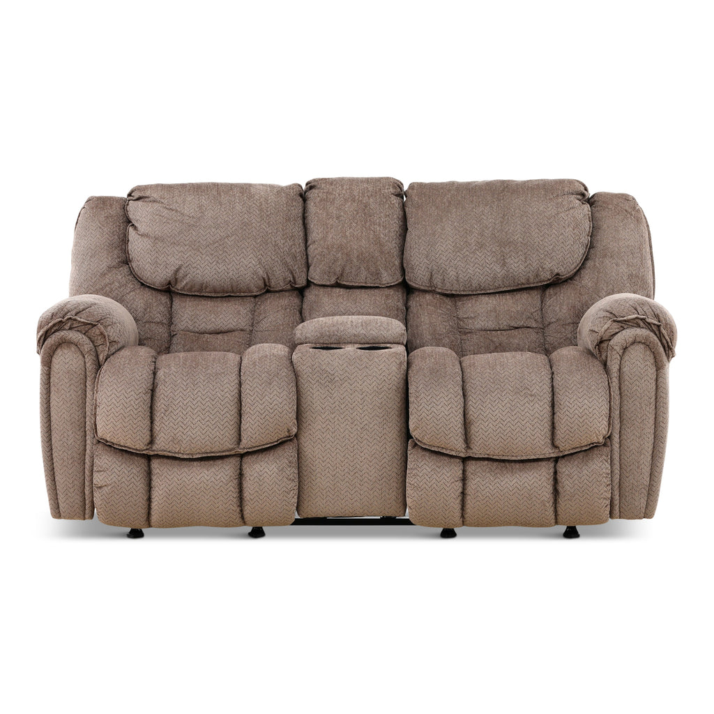 Solana Rocking Reclining Console Loveseat