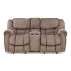 Solana Rocking Reclining Console Loveseat