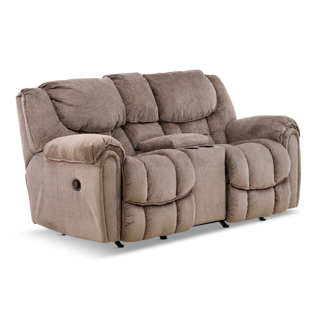 Solana Rocking Reclining Console Loveseat