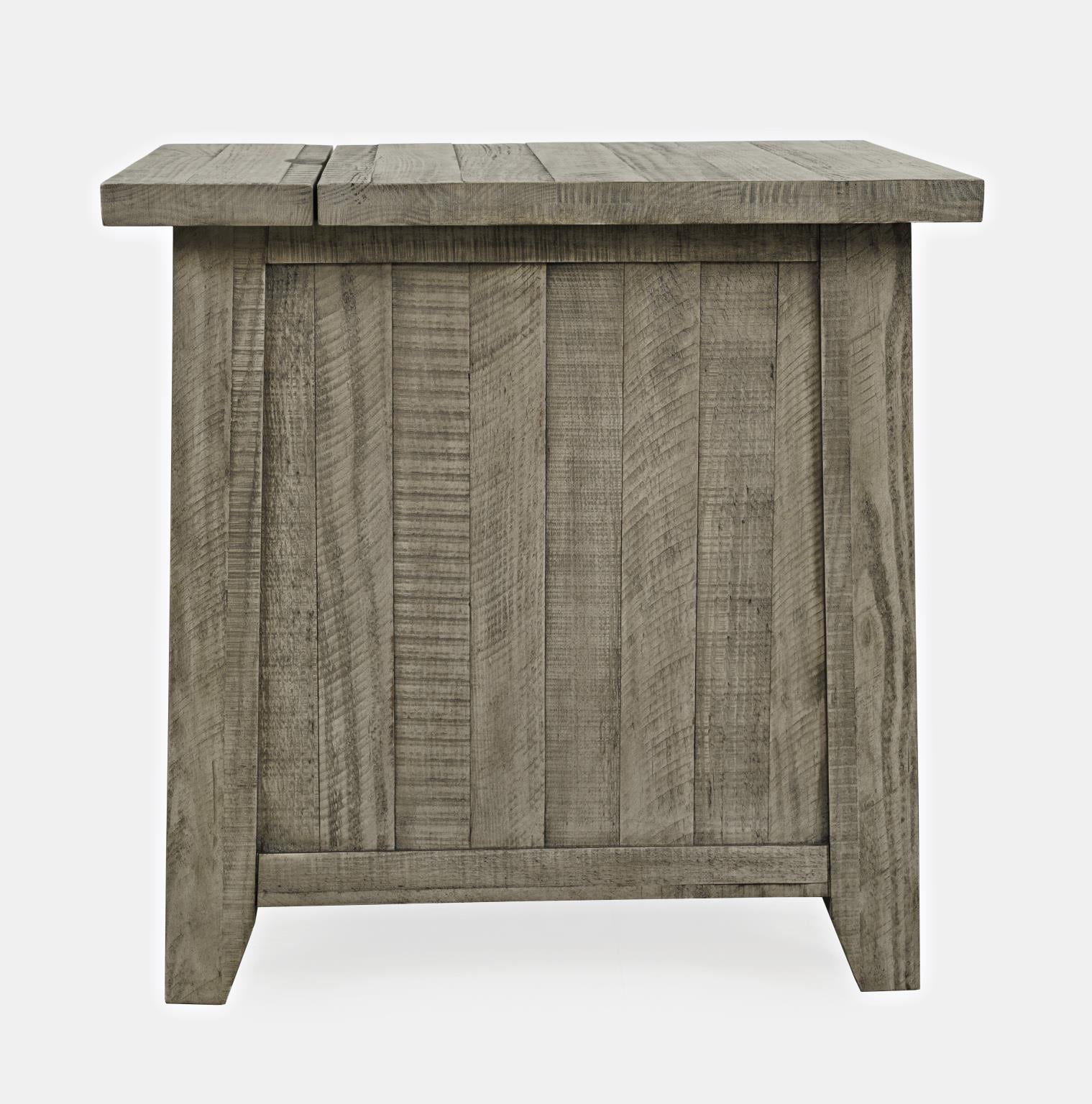 Driftwood Power Chairside End Table - Indoor