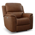 Carmen Leather Power Recliner - Reclining