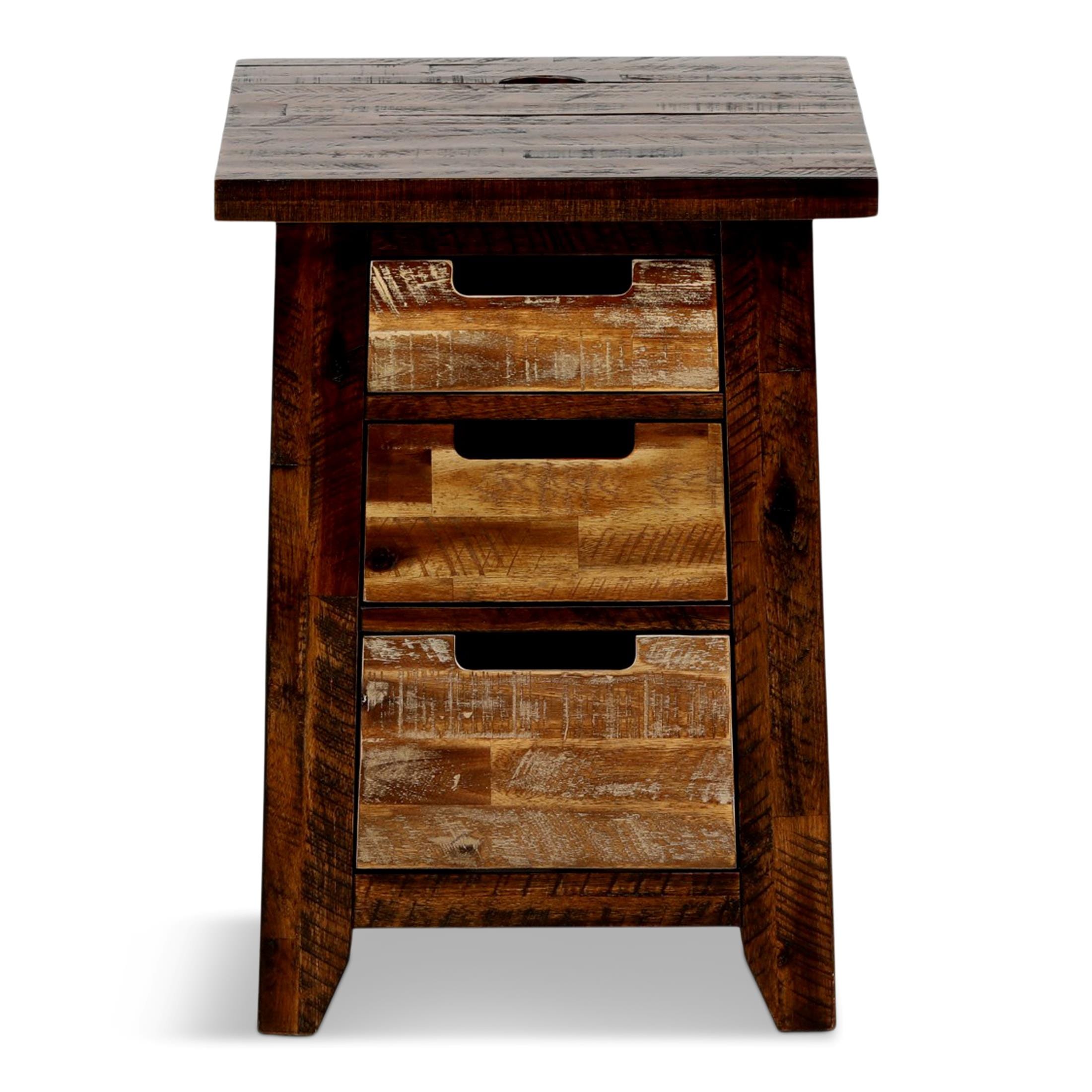 Grace Farms Power Chairside Table - End Table