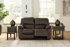 Leesworth Power Reclining Loveseat - Fabric