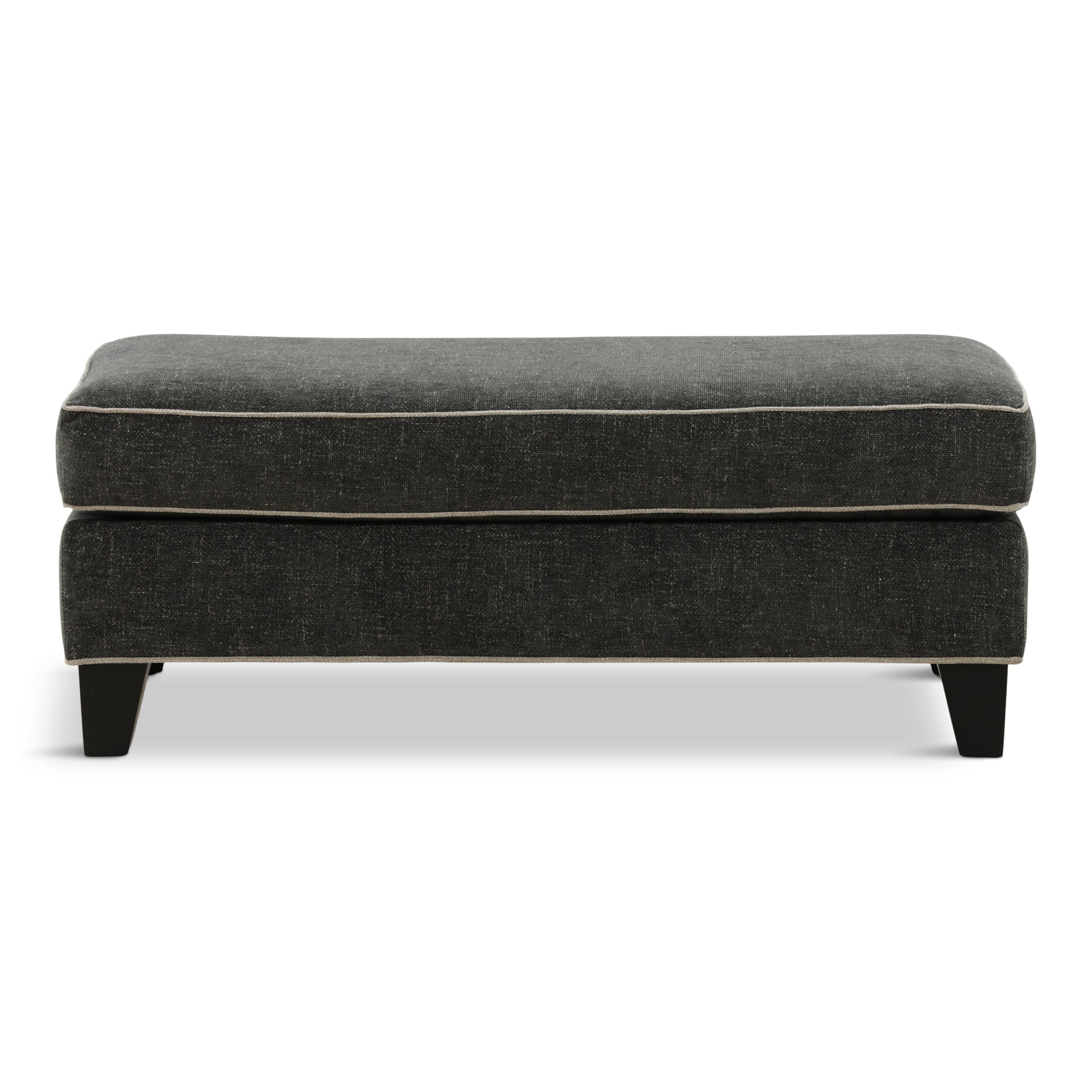 Monterra Ottoman - Charcoal