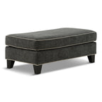 Monterra Ottoman - Charcoal