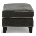Monterra Ottoman - Charcoal