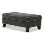 Monterra Ottoman - Charcoal